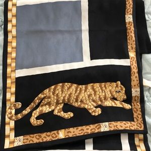 Authentic Cartier silk scarf
